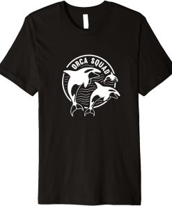 Orca Squad Sea Animal Funny Whale Nature Premium T-Shirt