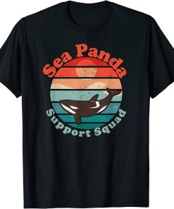 Orcas Marine Biologist Sea Panda Support Squad T-Shirt