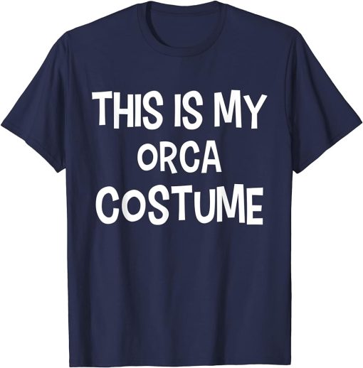 This is my ORCA Costume Halloween Simple Costume T-Shirt