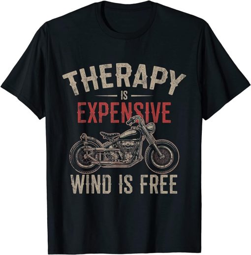 Motorcycle Therapy Funny T-Shirt