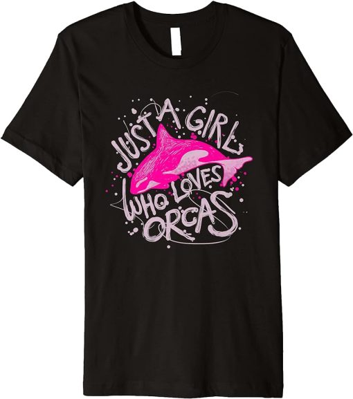 Womens Love Orca Killer Whale Premium T-Shirt