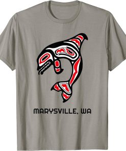 Marysville, Washington Native American Orca Killer Whales T-Shirt