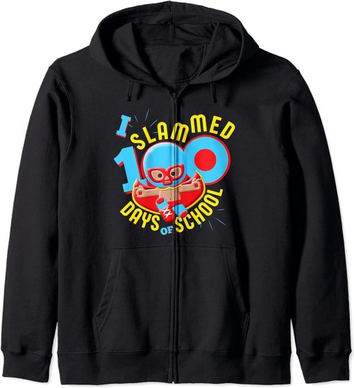 Funny Luchador T Shirt Teacher Zip Hoodie