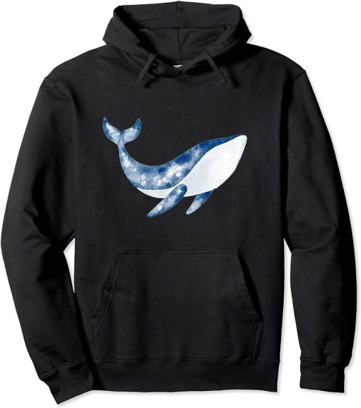 Whale Blue Whale Pottwal Sea Animal T-Shirt with Orca Motif Pullover Hoodie